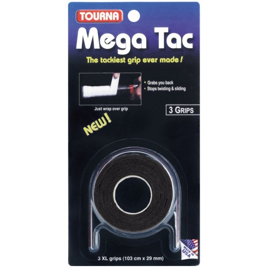 OVERGRIP UNIQUE TOURNA MEGA TAC - PRETO