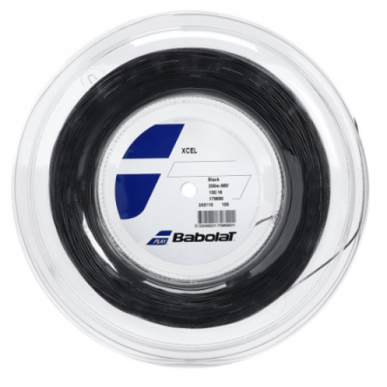 ROLO DE CORDA BABOLAT XCEL 1.25 - PRETO